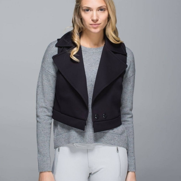 Lululemon Black Quick Change Vest Size 8 - Picture 2 of 12